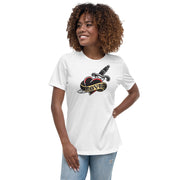 Women's Love Hate Relaxed White T-Shirt