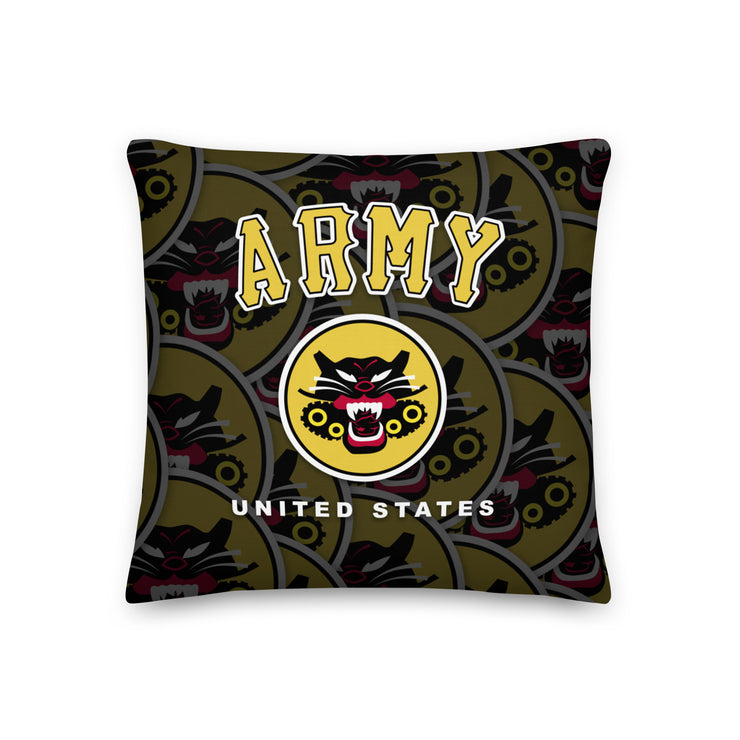 InkSkins ARMY Throw Pillow