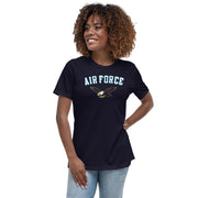 Women's Air Force Relaxed Black T-Shirt