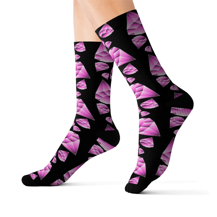 Pink Diamond Socks