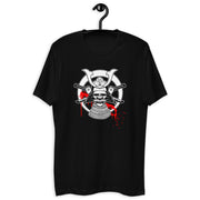 Men's Premium Samurai Helmet Black T-shirt