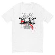 Men's Premium Samurai Helmet White T-shirt