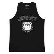 Men’s Premium Marines Black Tank Top