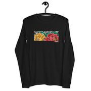 Women's Premium Peonies Long Sleeve Crew