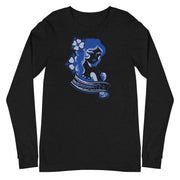 Women's Premium Queen Black Long Sleeve Crew